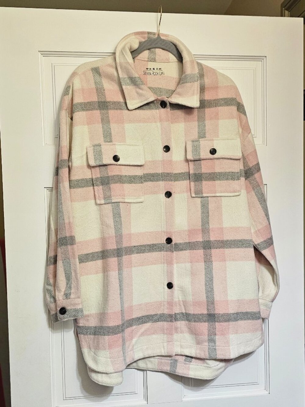 Womens Seven Rock Life Flannel Jacket Size XLarge